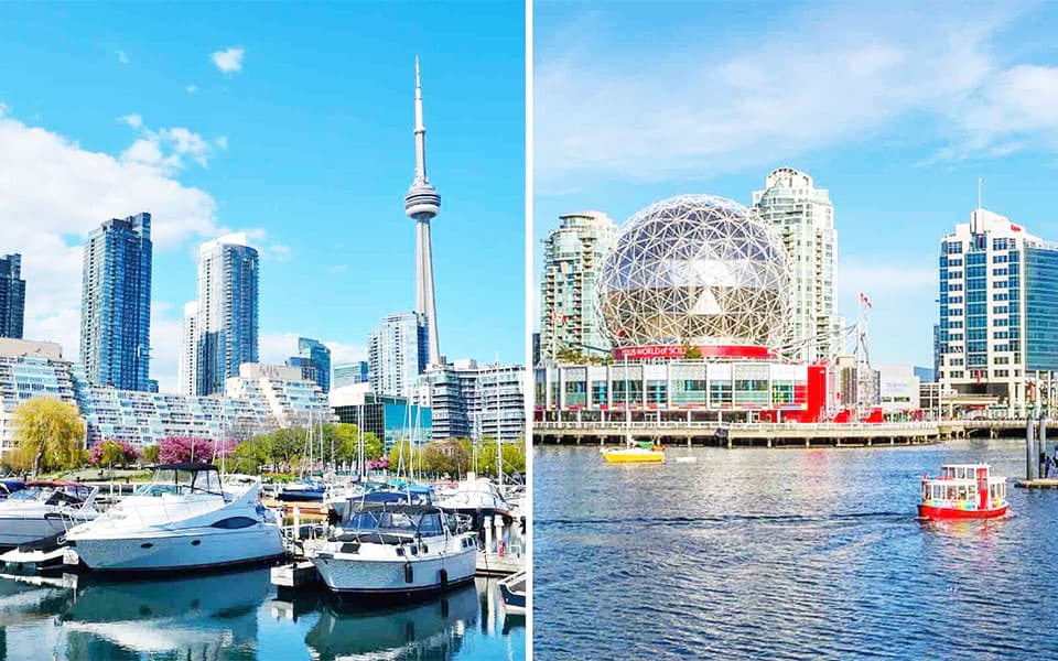 ونکوور یا تورنتو؟ انتخاب بهترین مقصد برای شروع یک زندگی جدید